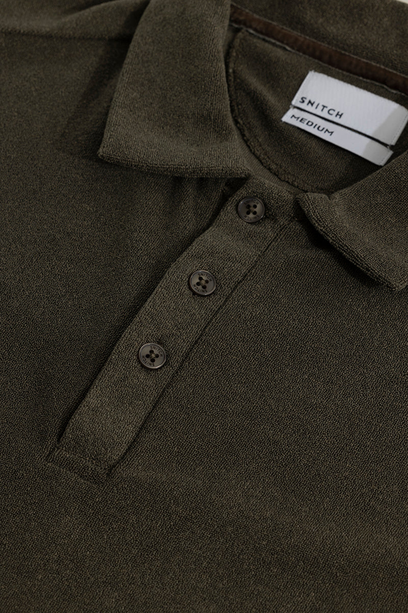 Trent Olive Polo T-Shirt