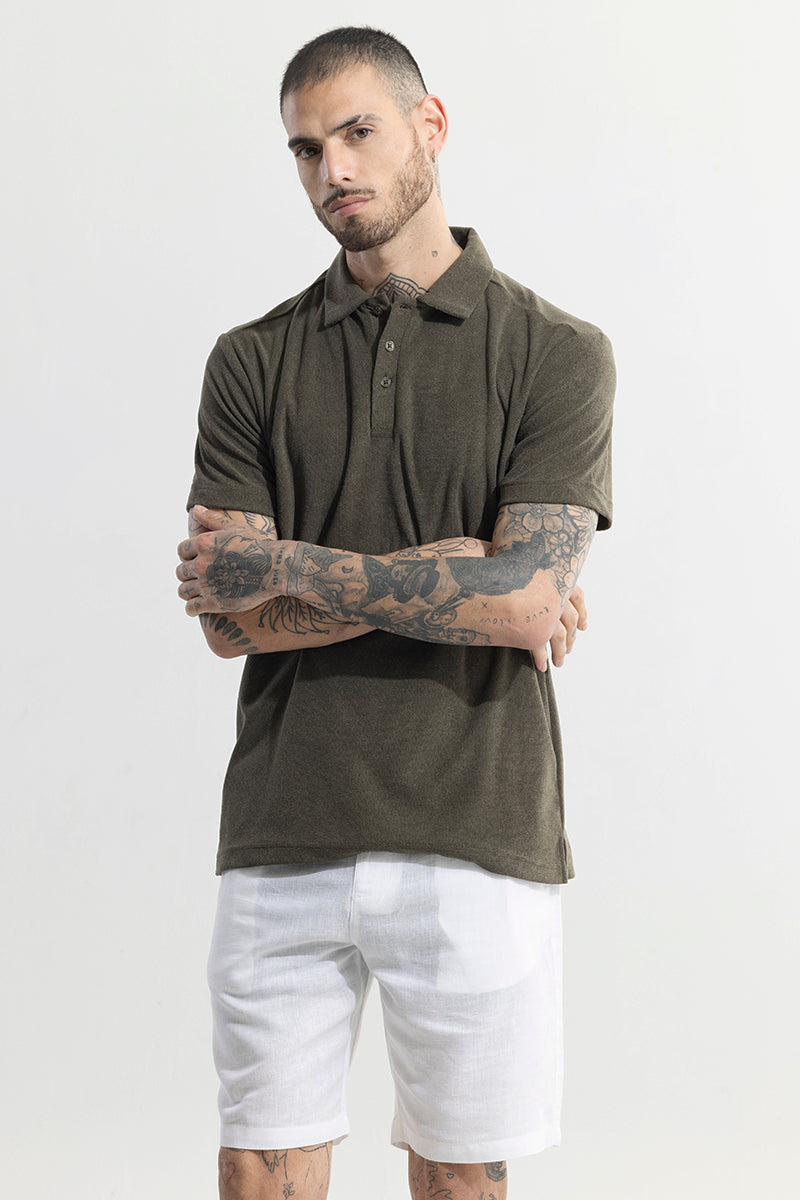 Trent Olive Polo T-Shirt