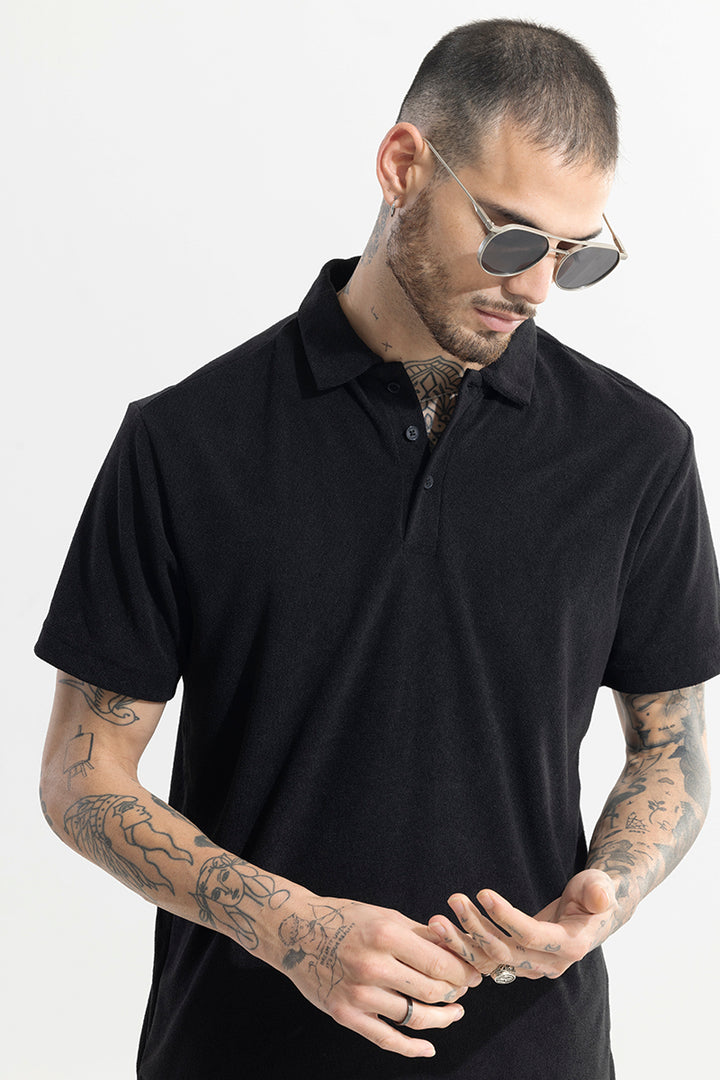 Trent Black Polo T-Shirt