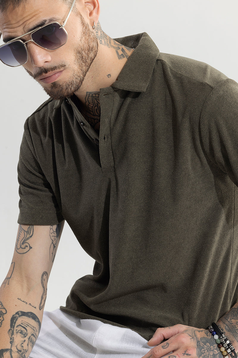 Trent Olive Polo T-Shirt