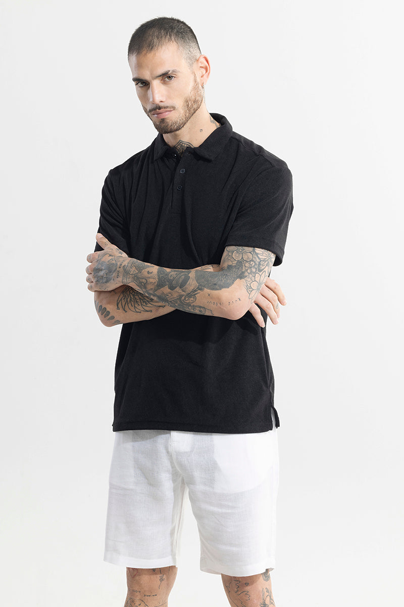 Trent Black Polo T-Shirt