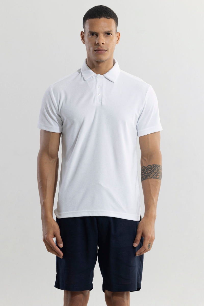 Trent White Polo T-Shirt