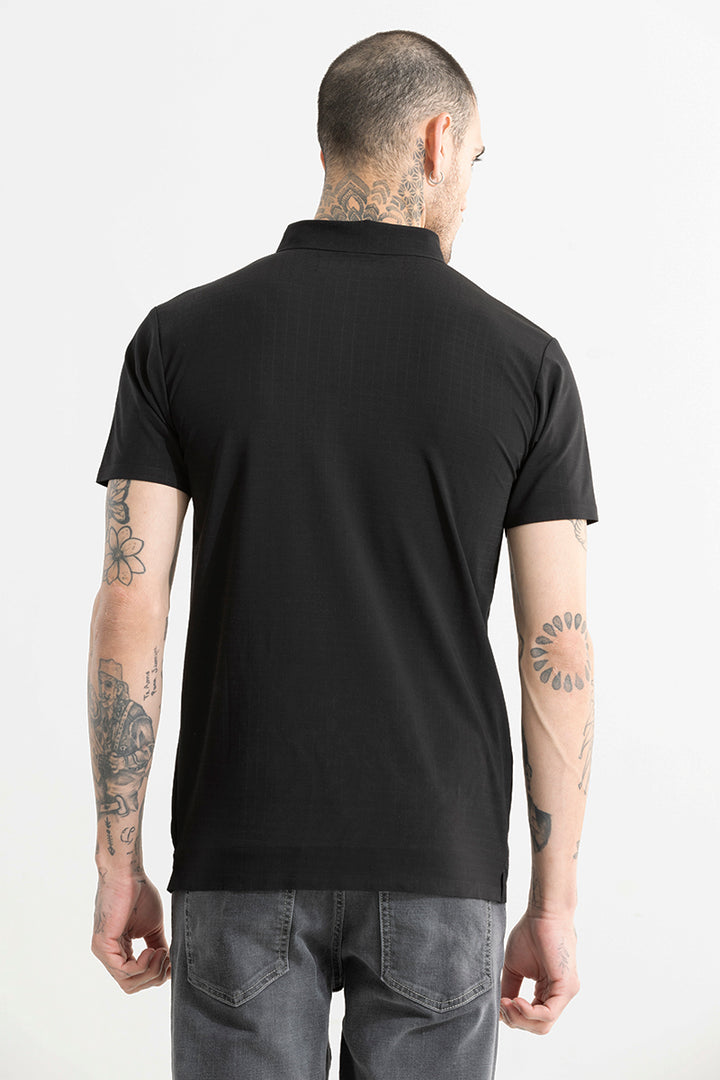 Scopic Black Polo T-Shirt