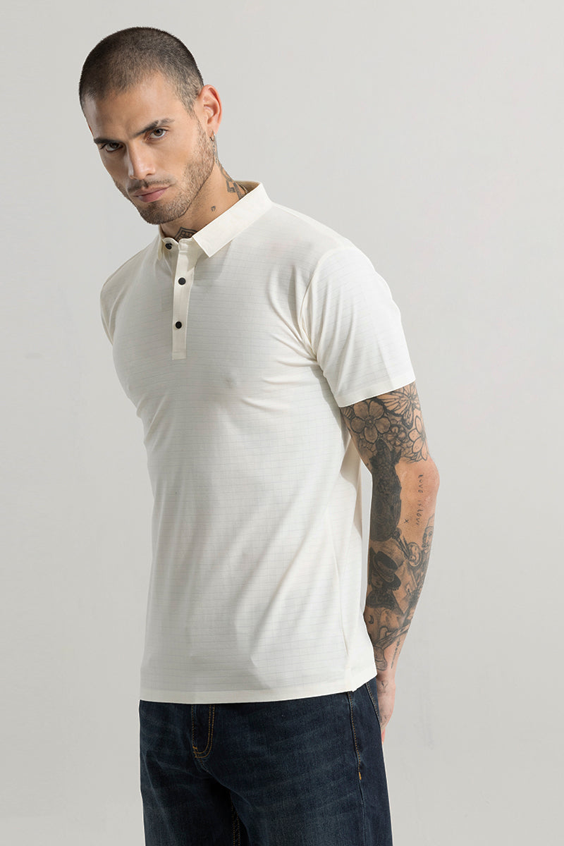 Scopic White Polo T-Shirt