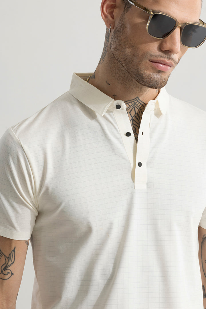 Scopic White Polo T-Shirt