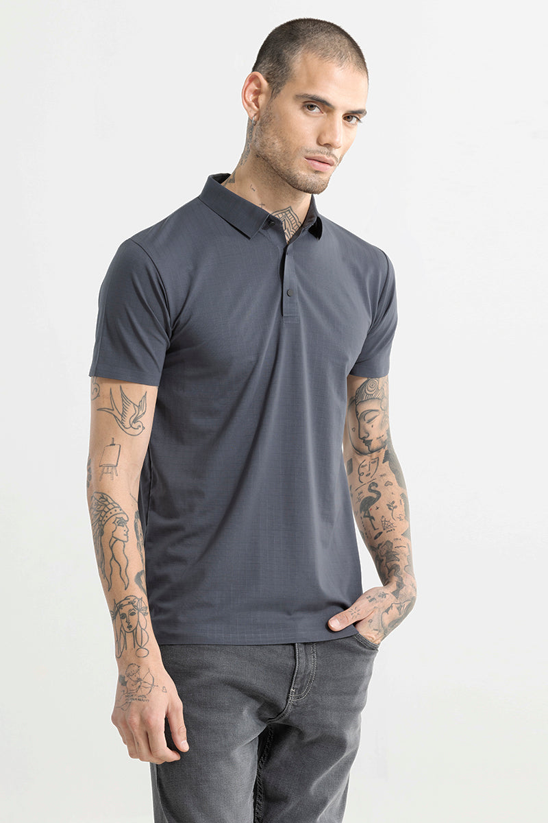 Scopic Grey Polo T-Shirt