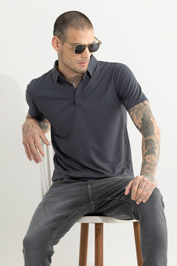 Scopic Grey Polo T-Shirt