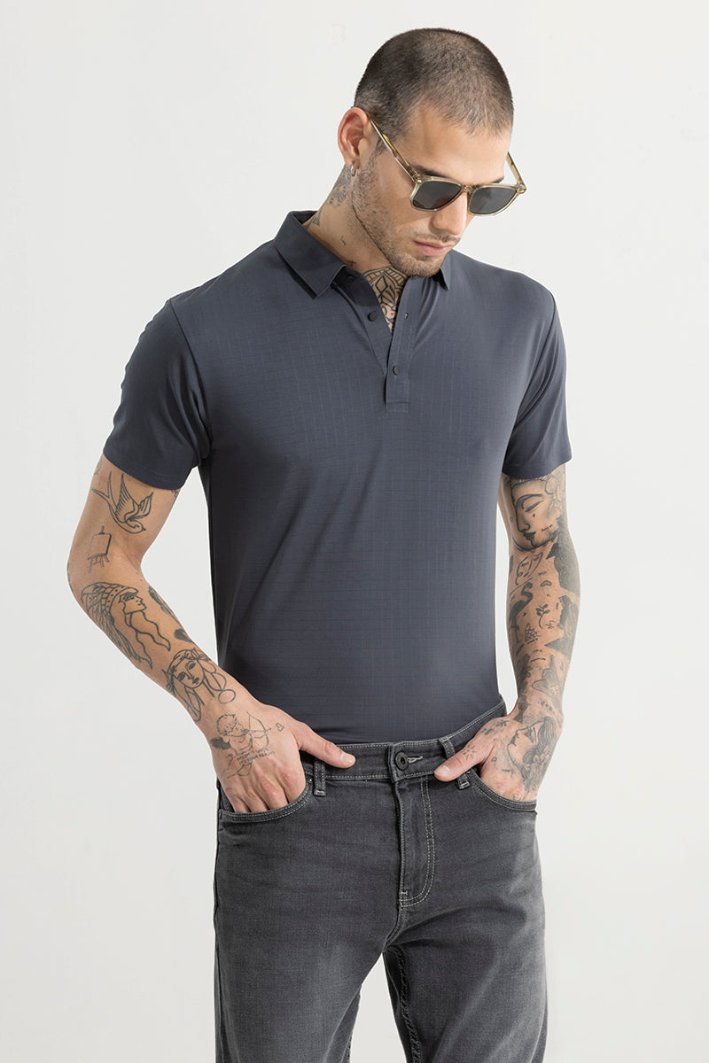 Scopic Grey Polo T-Shirt