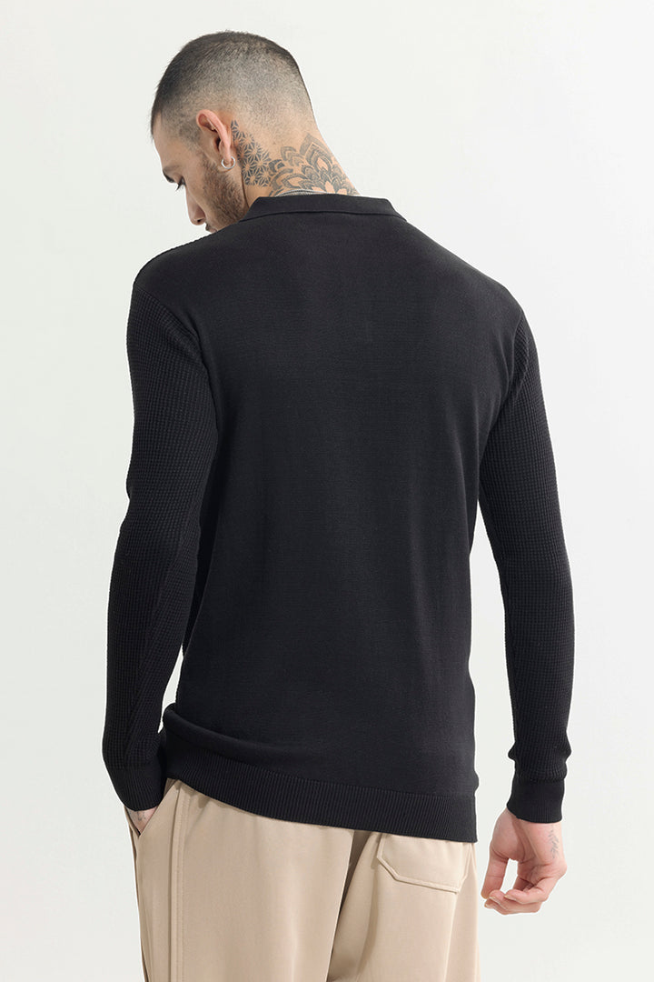 Adorn Black Polo T-Shirt