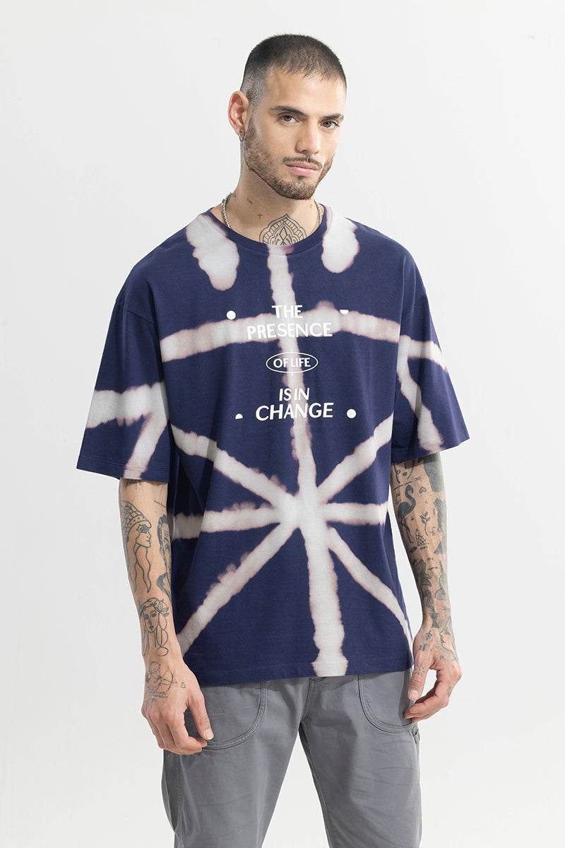 The Presence Navy Oversized T-Shirt