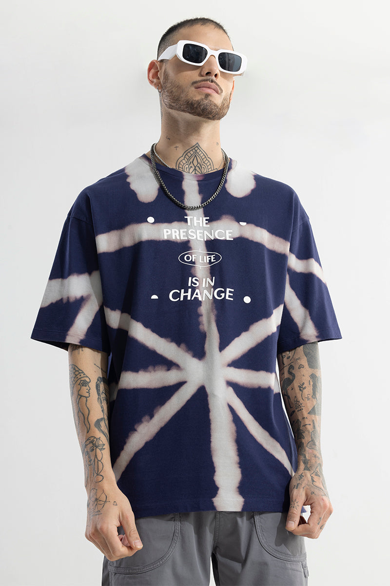 The Presence Navy Oversized T-Shirt