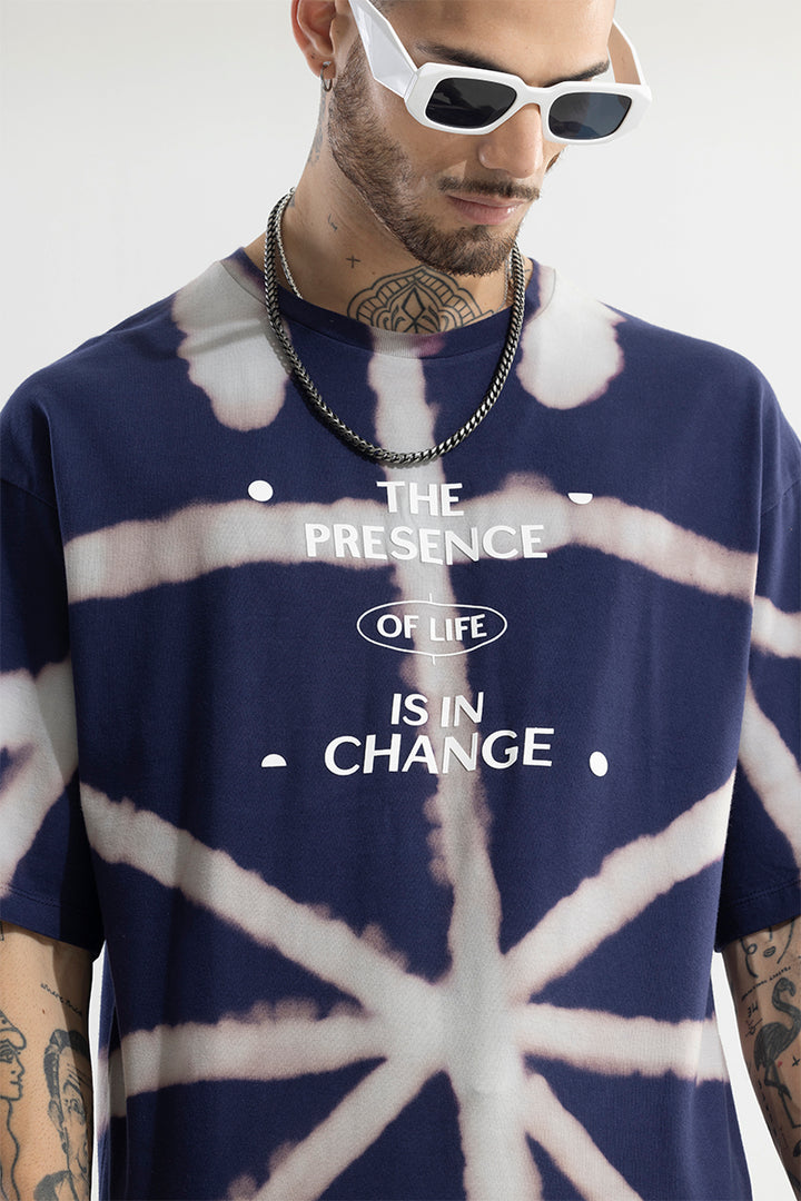 The Presence Navy Oversized T-Shirt