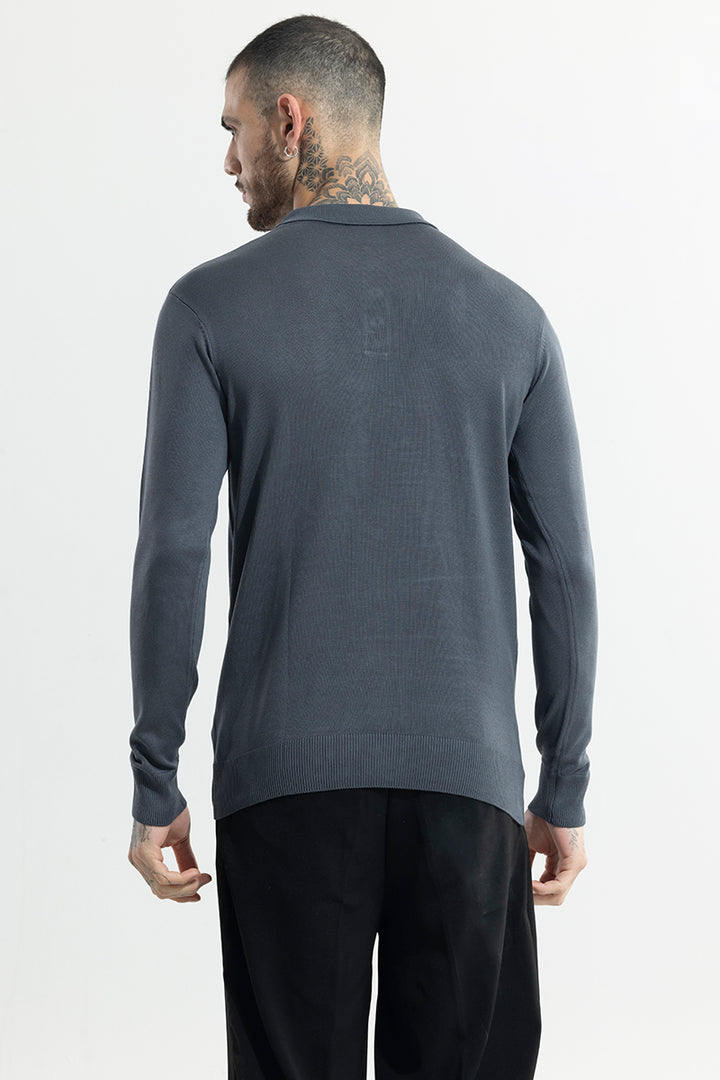 Urban Edge Grey Polo T-Shirt