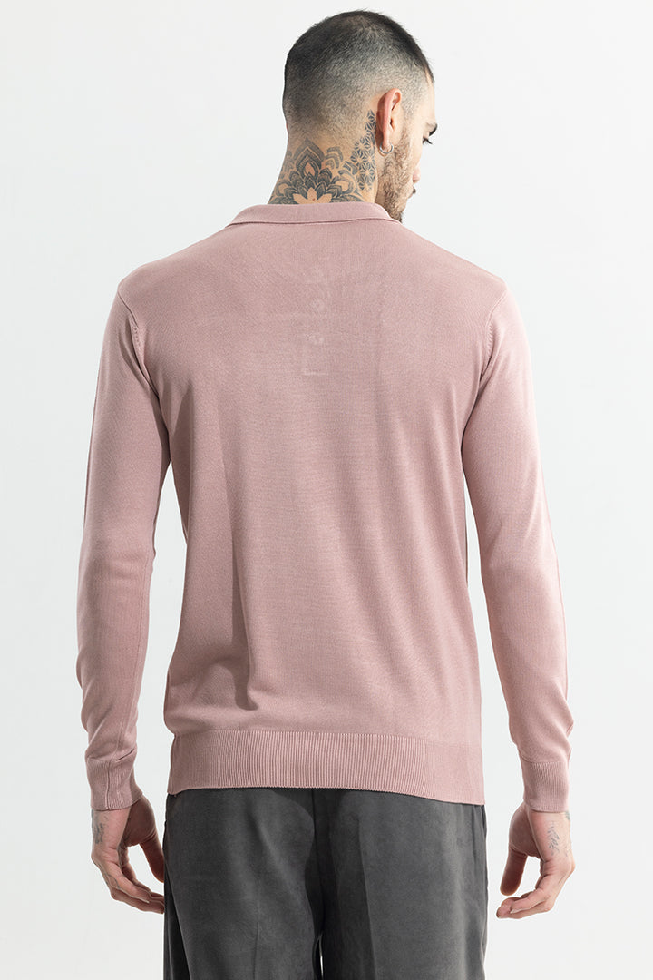 Urban Edge Mauve Polo T-Shirt