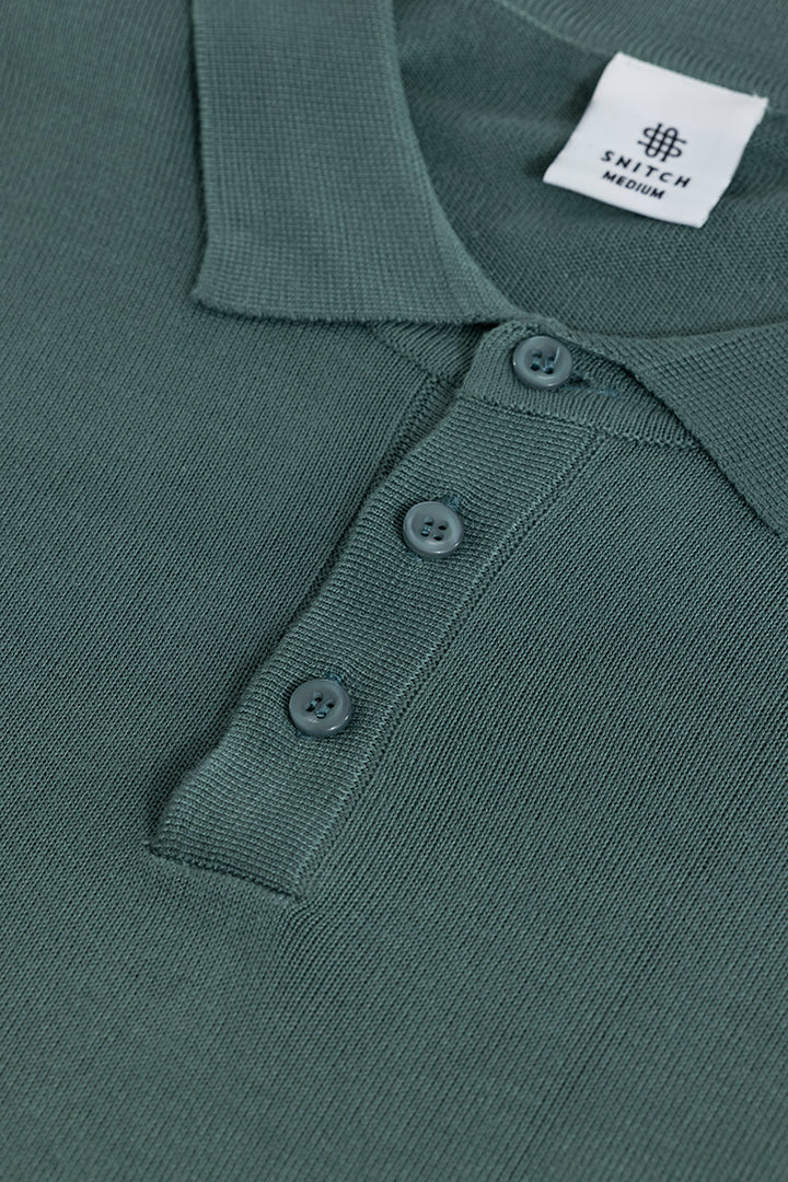 Urban Edge Green Polo T-Shirt