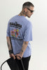 Pasadena Light Blue Oversized T-Shirt