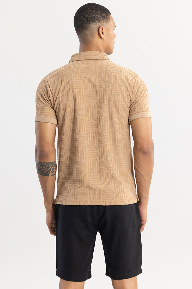 Quintet Beige Polo T-Shirt