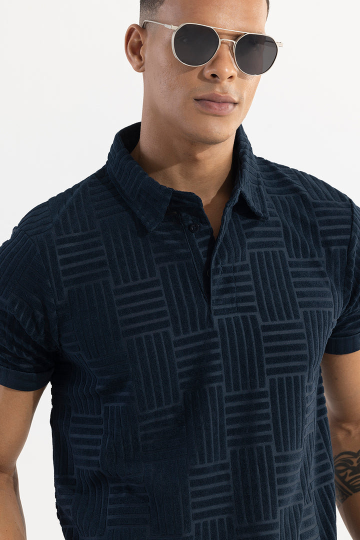 Quintet Navy Polo T-Shirt