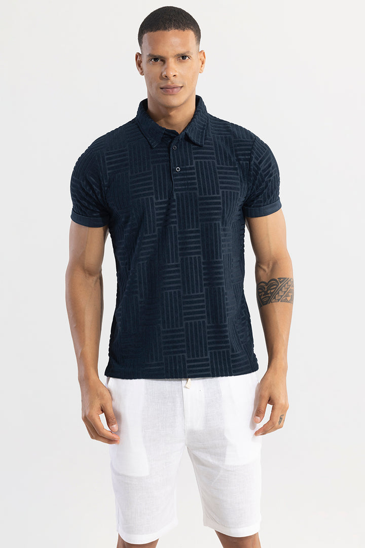 Quintet Navy Polo T-Shirt