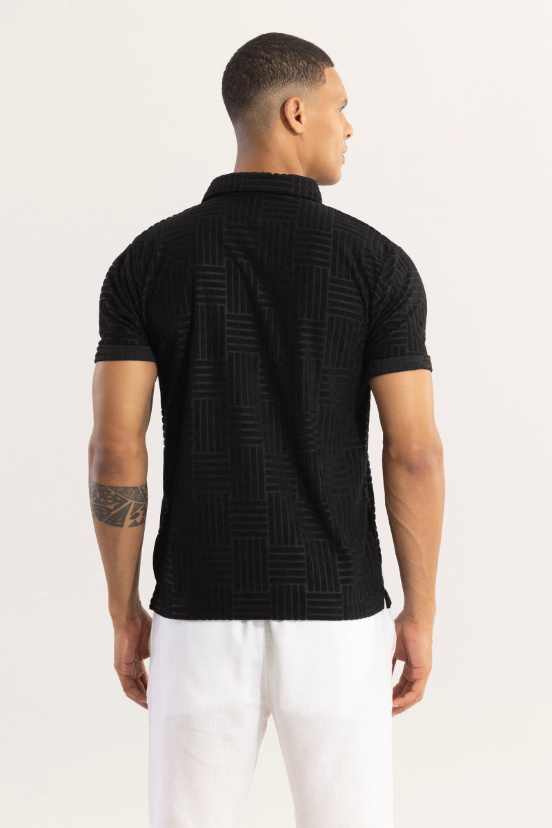 Quintet Black Polo T-Shirt