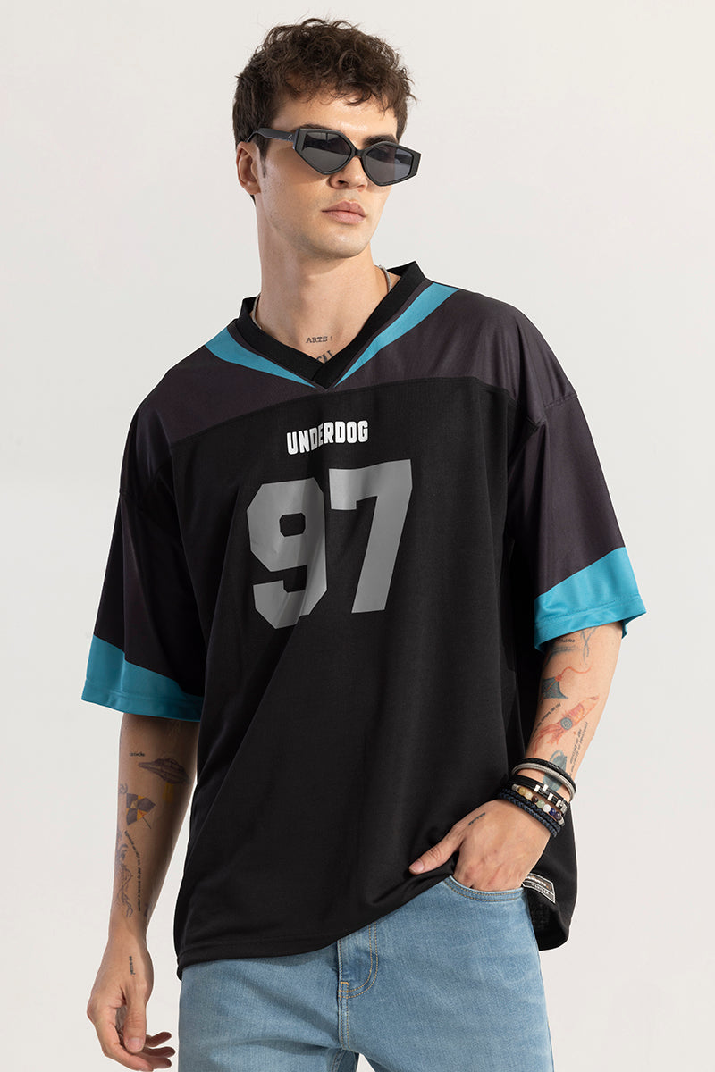 Underdog Black Oversized T-Shirt