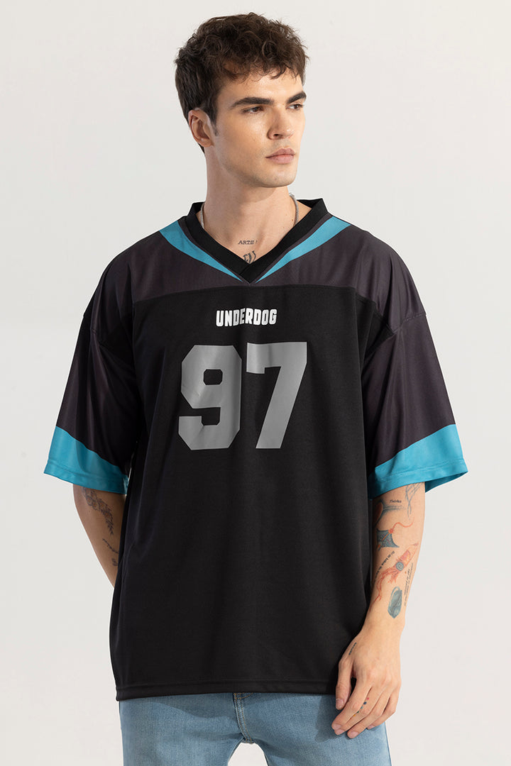 Underdog Black Oversized T-Shirt