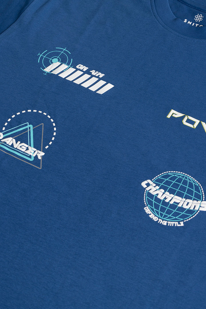 On Aim Blue T-Shirt