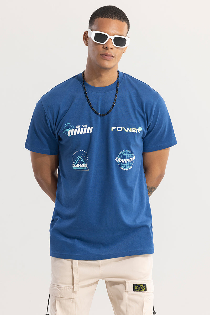 On Aim Blue T-Shirt