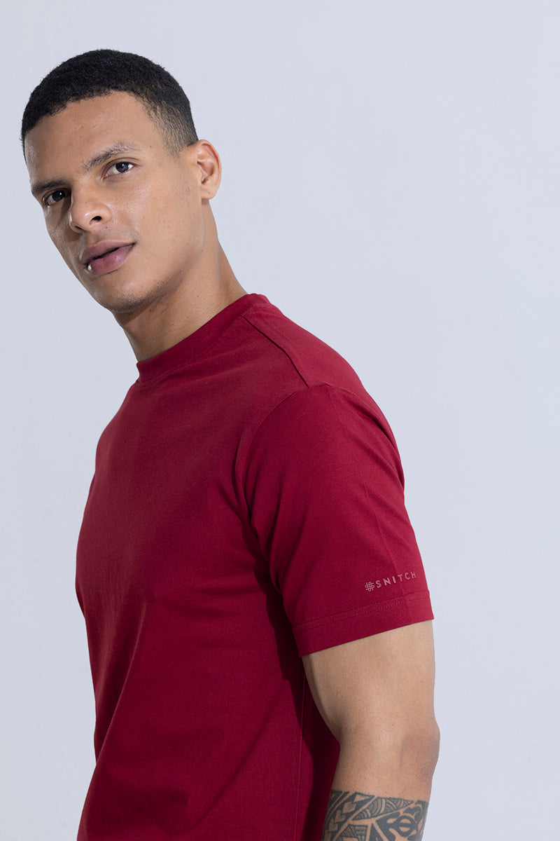 CoreComfort Maroon T-Shirt