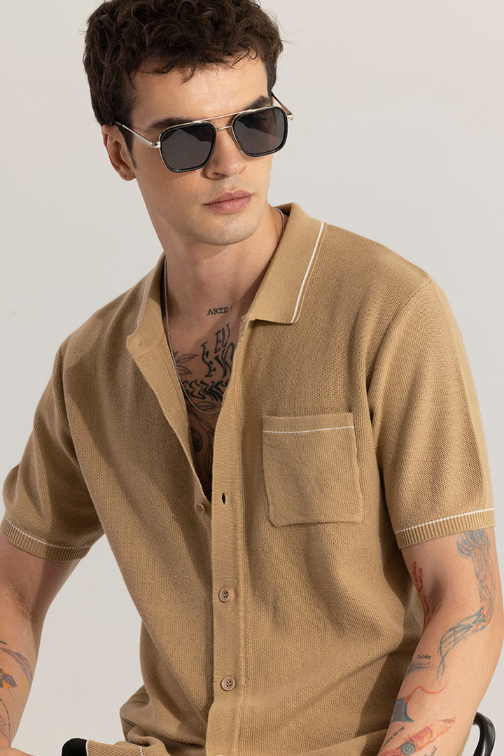 KnitEase Brown Shirt