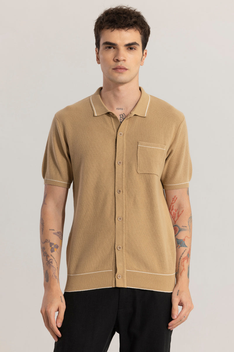 KnitEase Brown Shirt