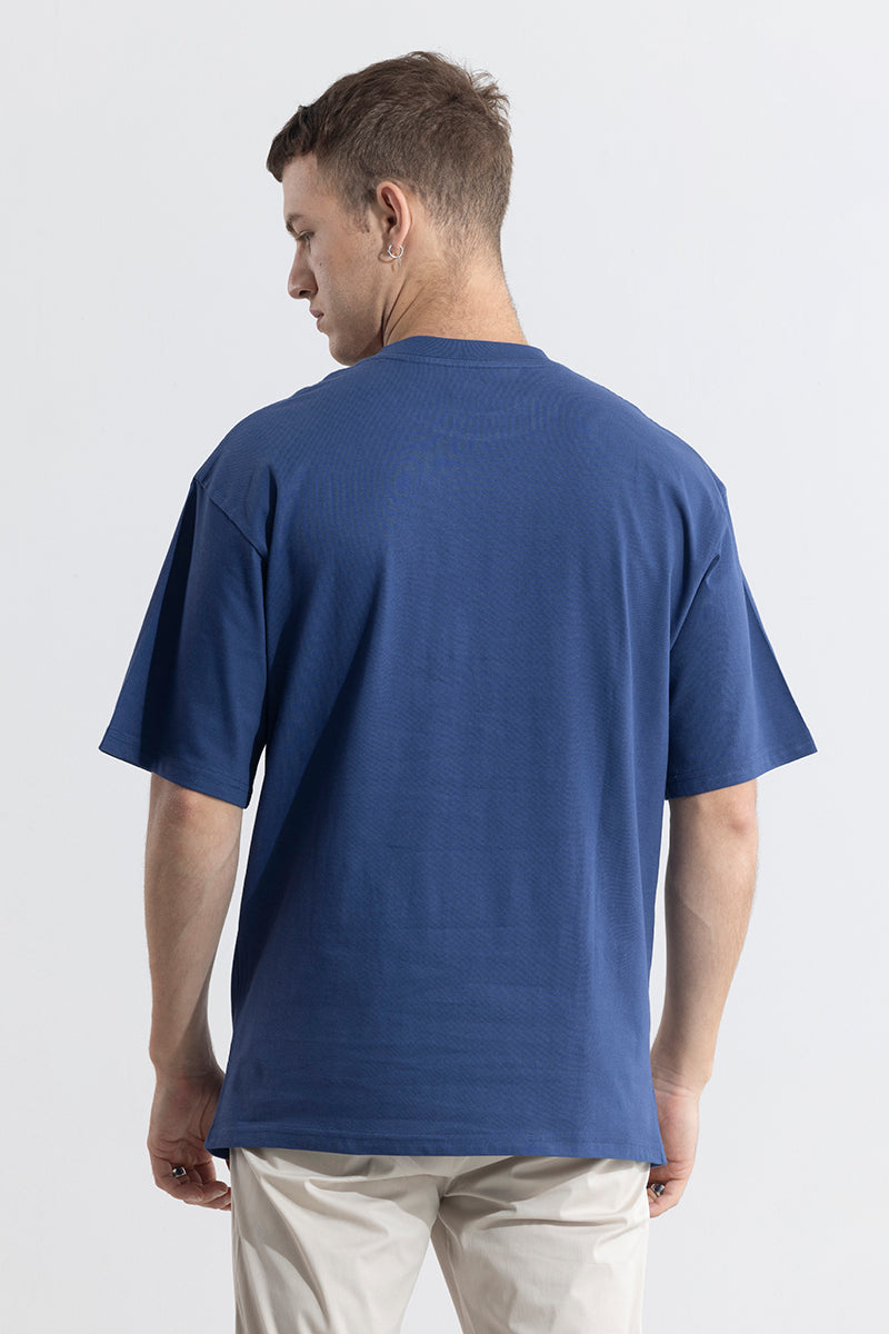 Billionaire Blue Oversized T-Shirt