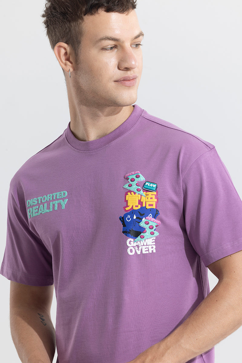 Game Over Purple T-Shirt