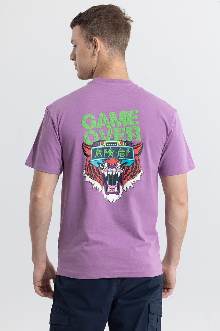 Game Over Purple T-Shirt