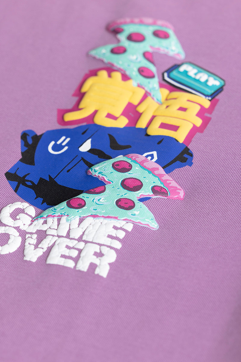 Game Over Purple T-Shirt