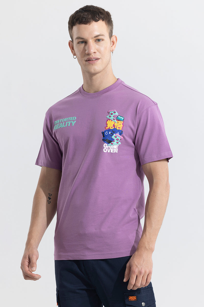 Game Over Purple T-Shirt