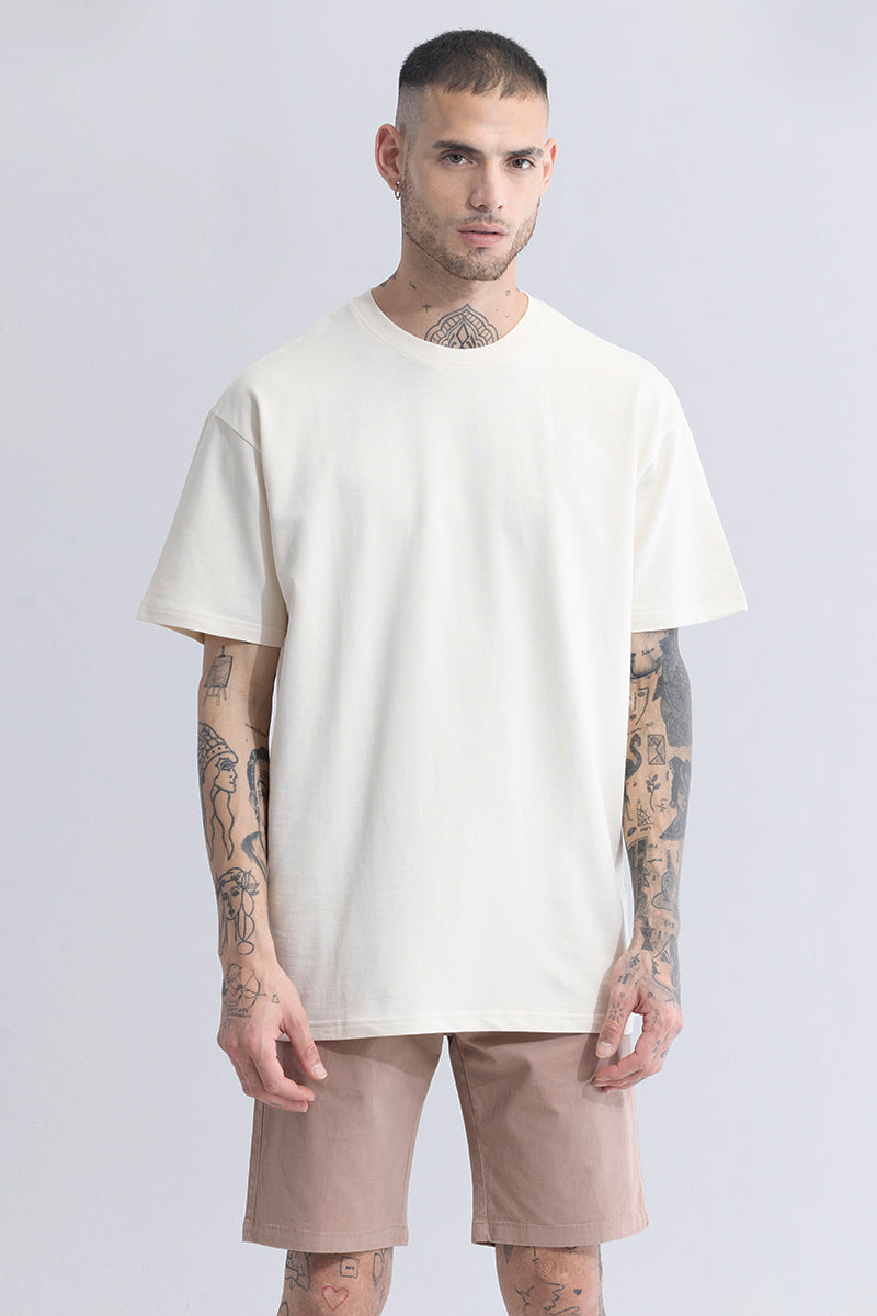 Solitude Cream Oversized T-Shirt