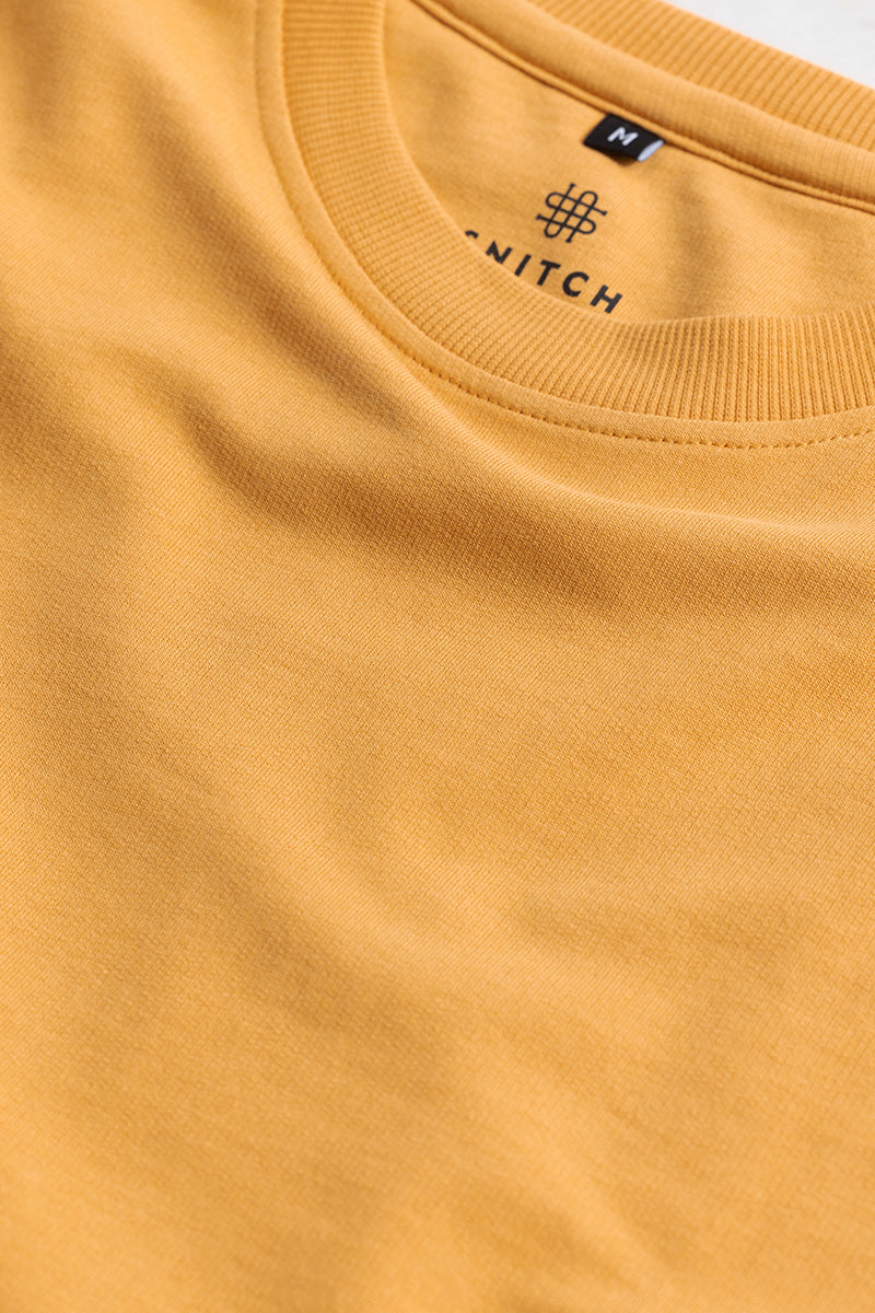 Solitude Pastel Orange Oversized T-Shirt