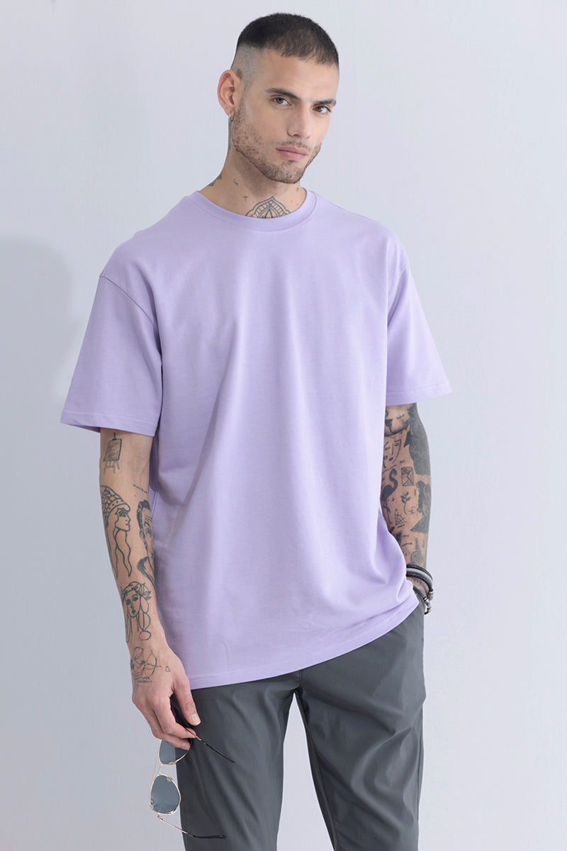 Solitude Purple Oversized T-Shirt