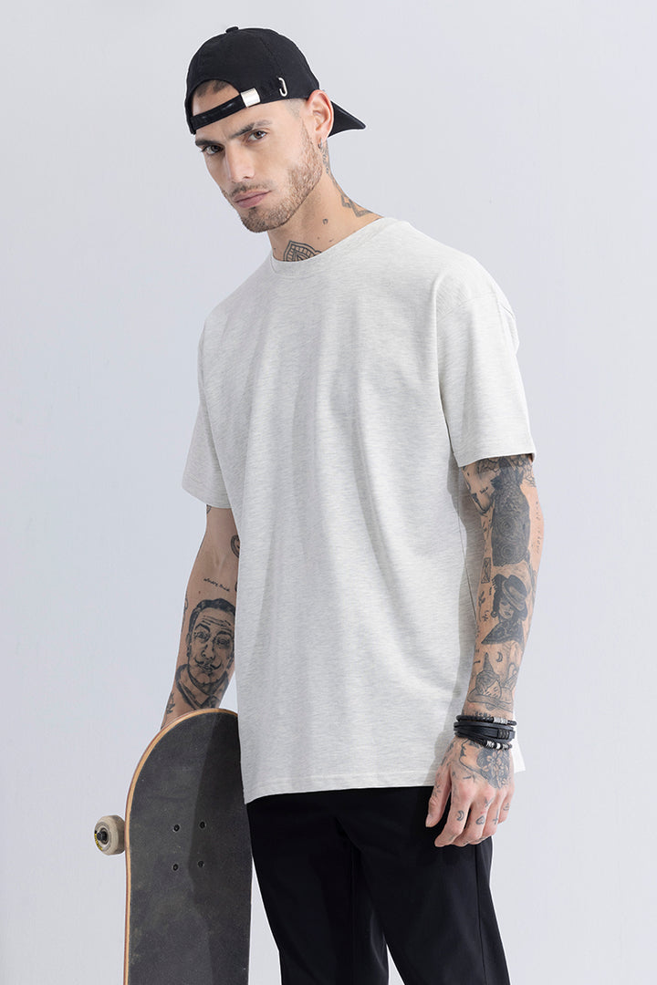 Solitude Goose Grey Oversized T-Shirt