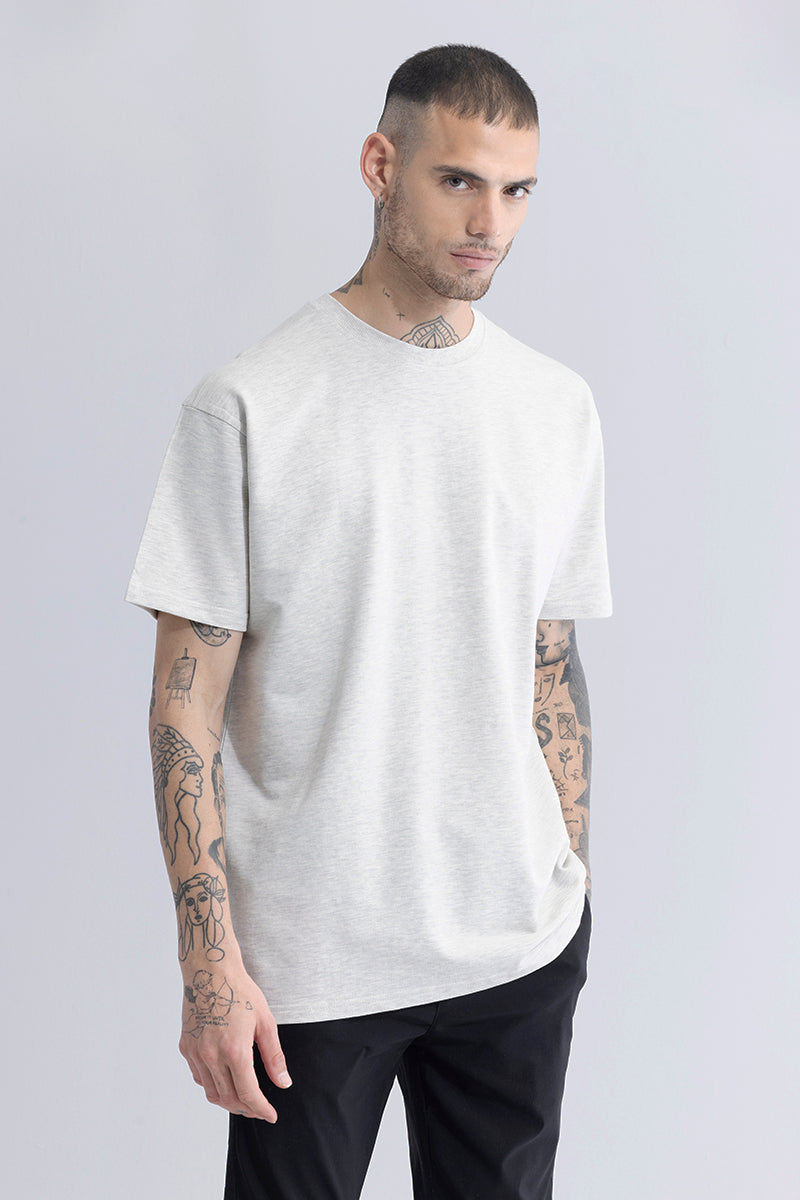 Solitude Goose Grey Oversized T-Shirt