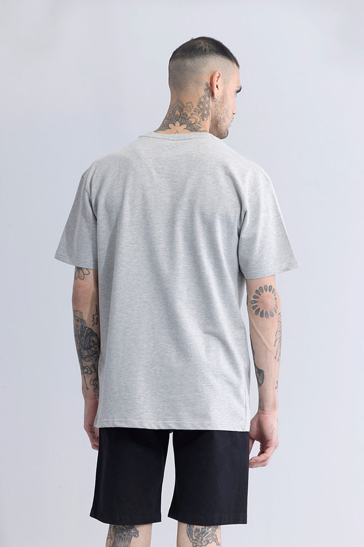 Solitude Ice Grey Oversized T-Shirt