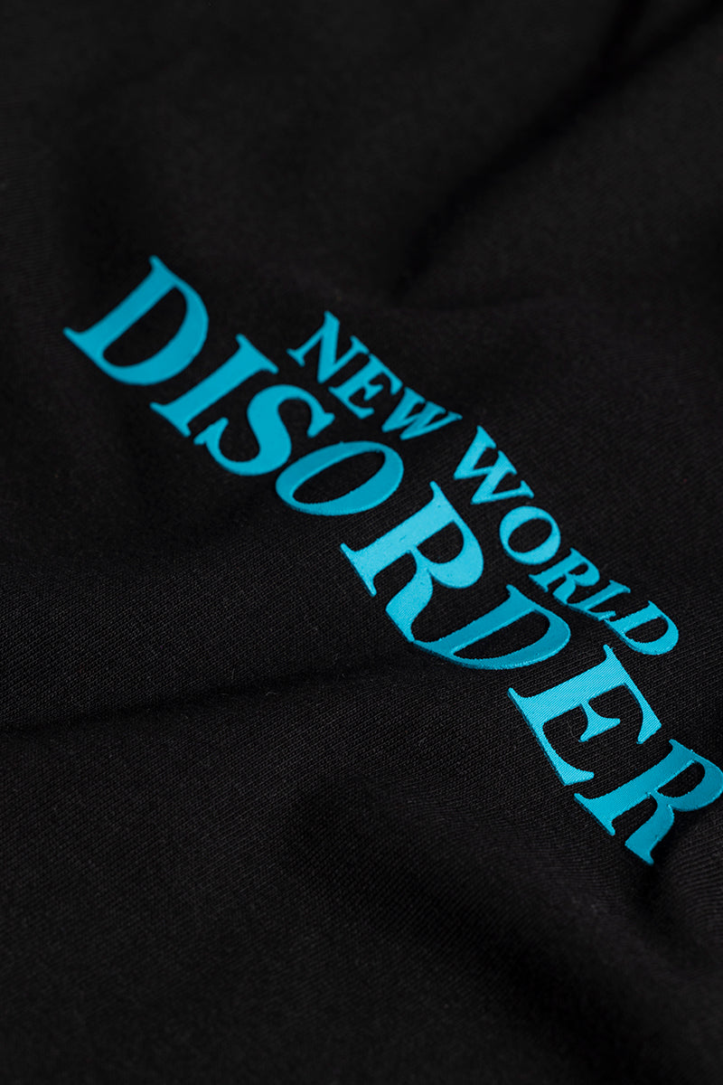 New World Disorder Black Oversized T-Shirt