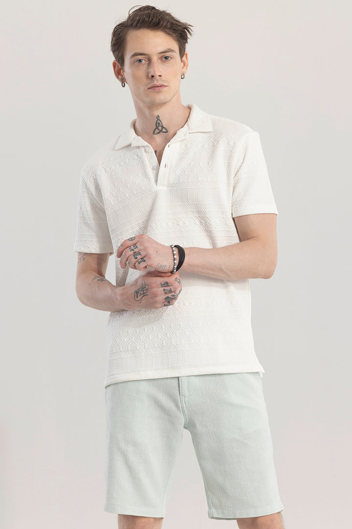 Stockade White Polo T-Shirt