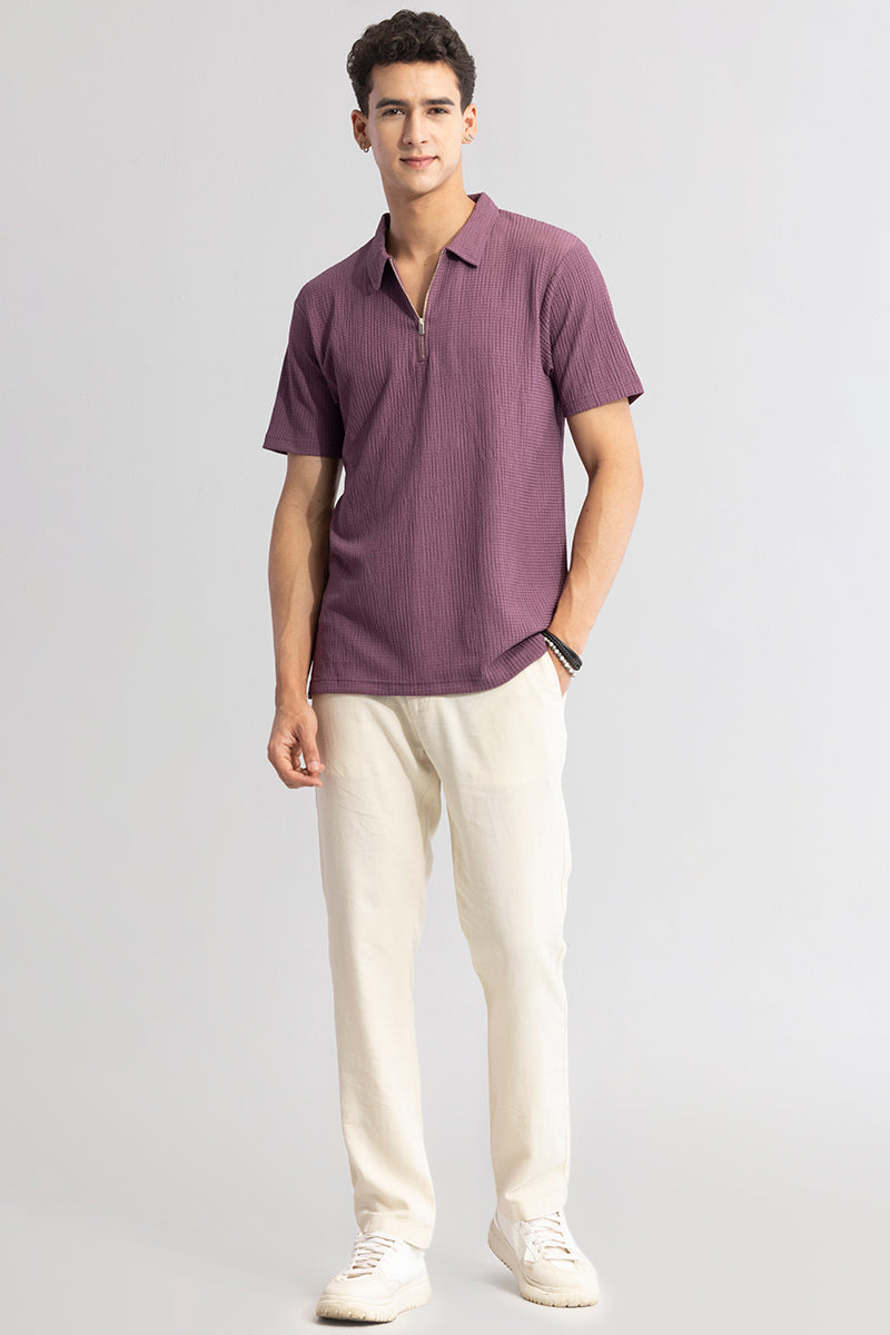 Pinnacle Purple Polo T-Shirt