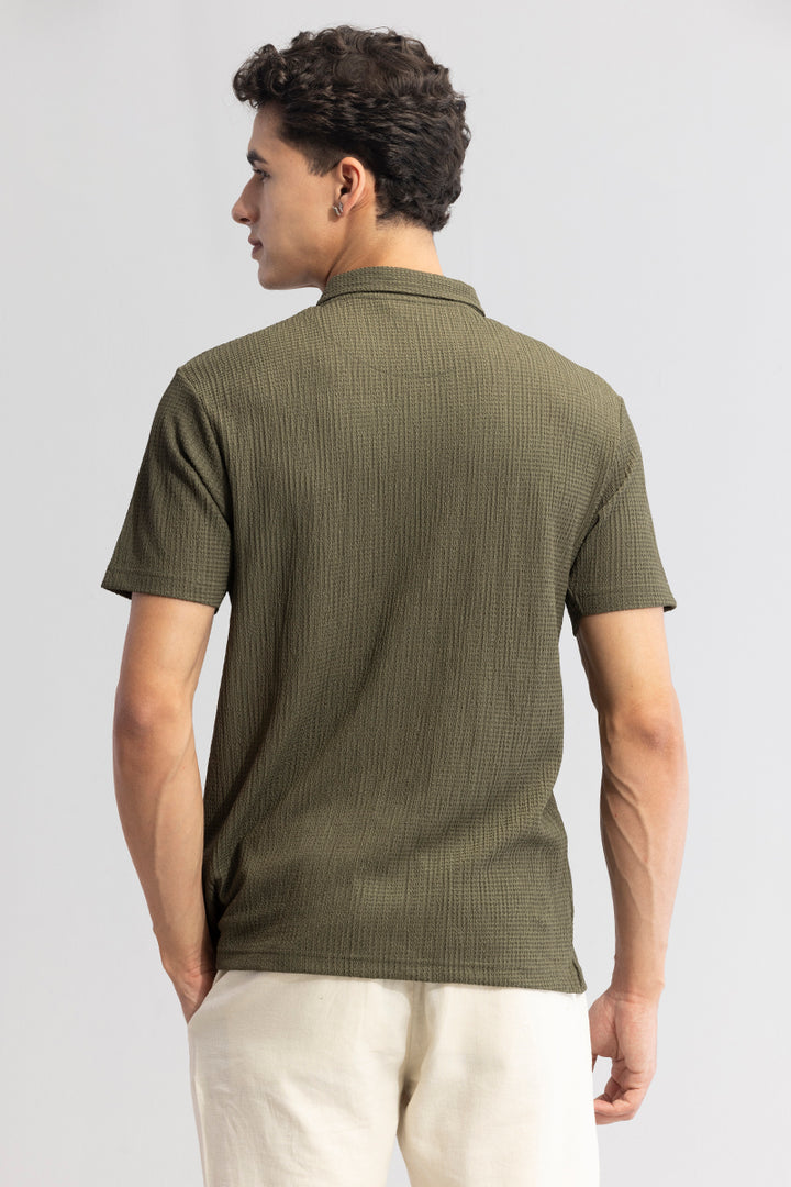 Pinnacle Olive Polo T-Shirt