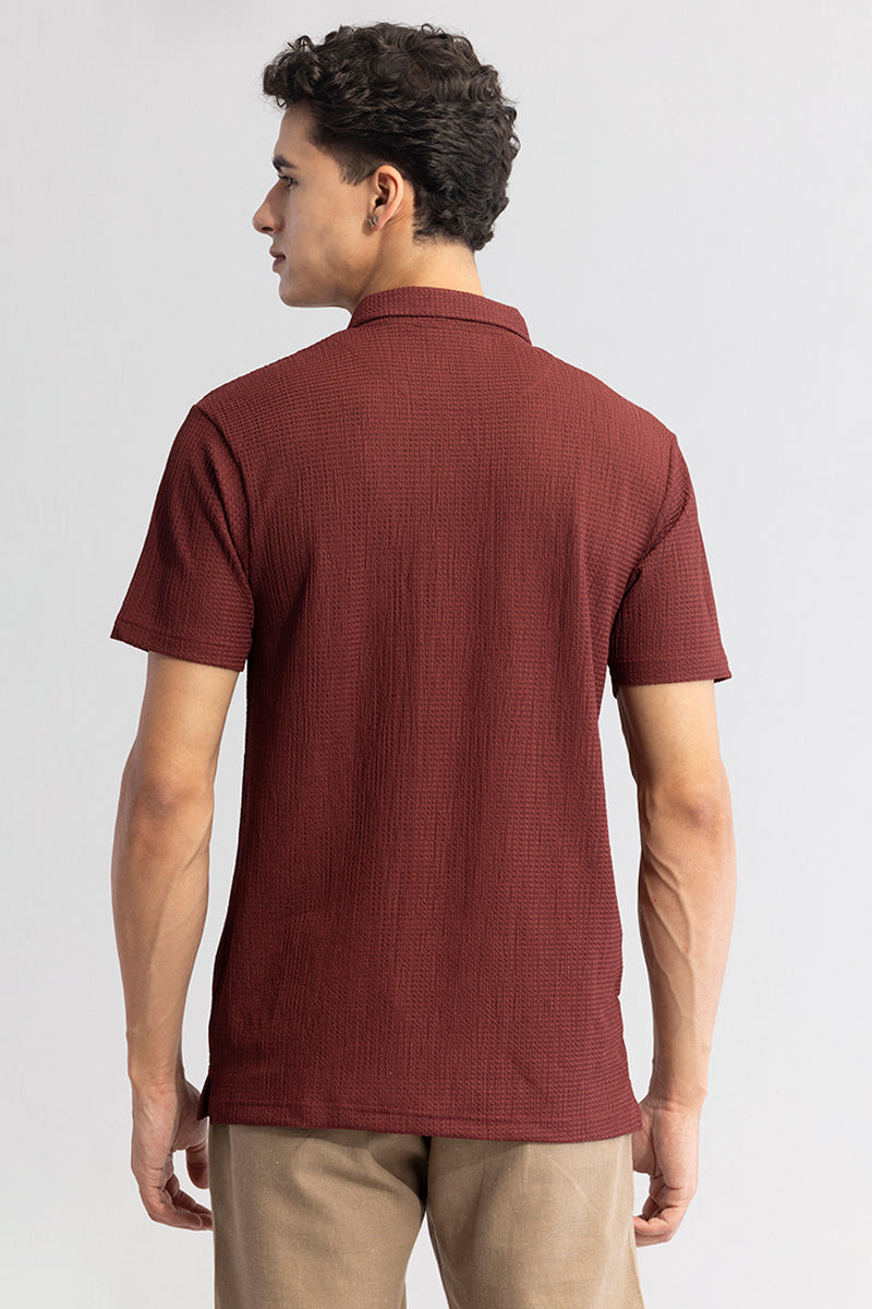 Pinnacle Maroon Polo T-Shirt