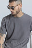 Tactile Grey Textured T-Shirt