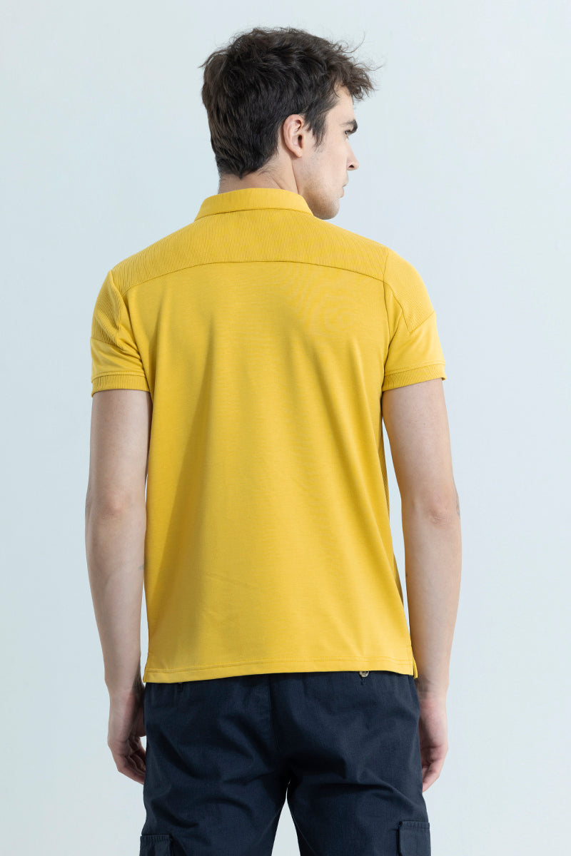 Urbanoid Yellow Polo T-Shirt