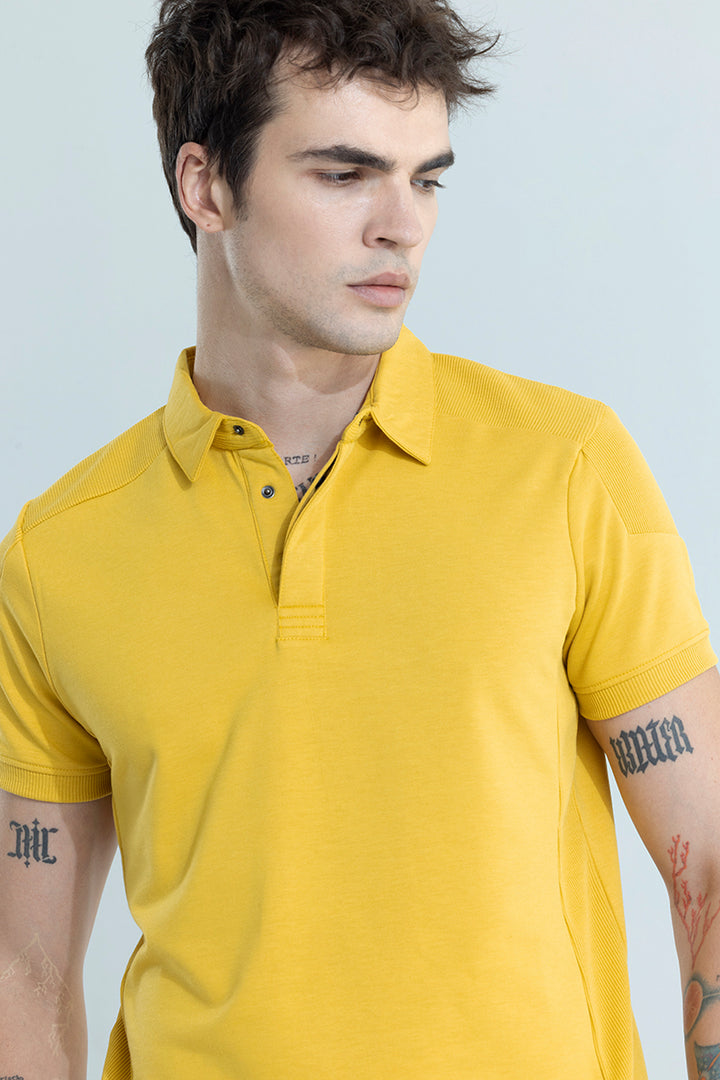 Urbanoid Yellow Polo T-Shirt